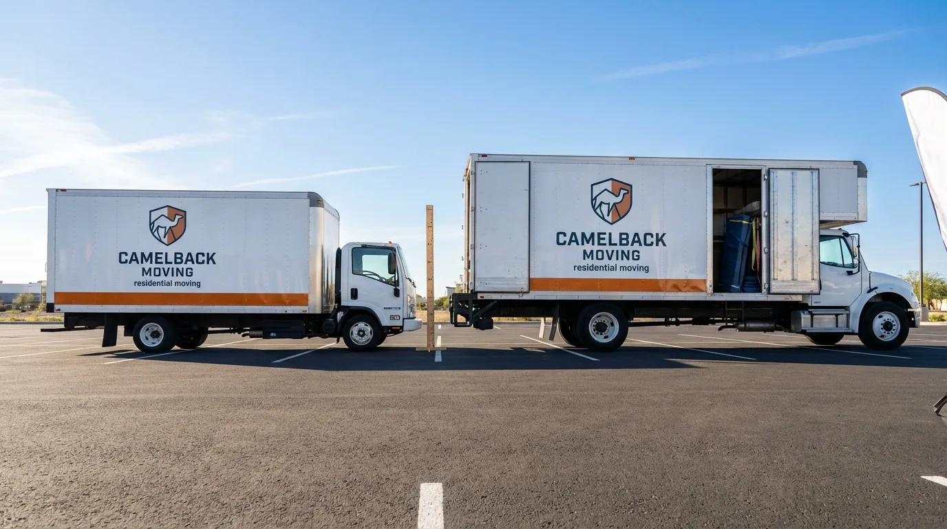 Moving truck size capacity guide in Porcupine